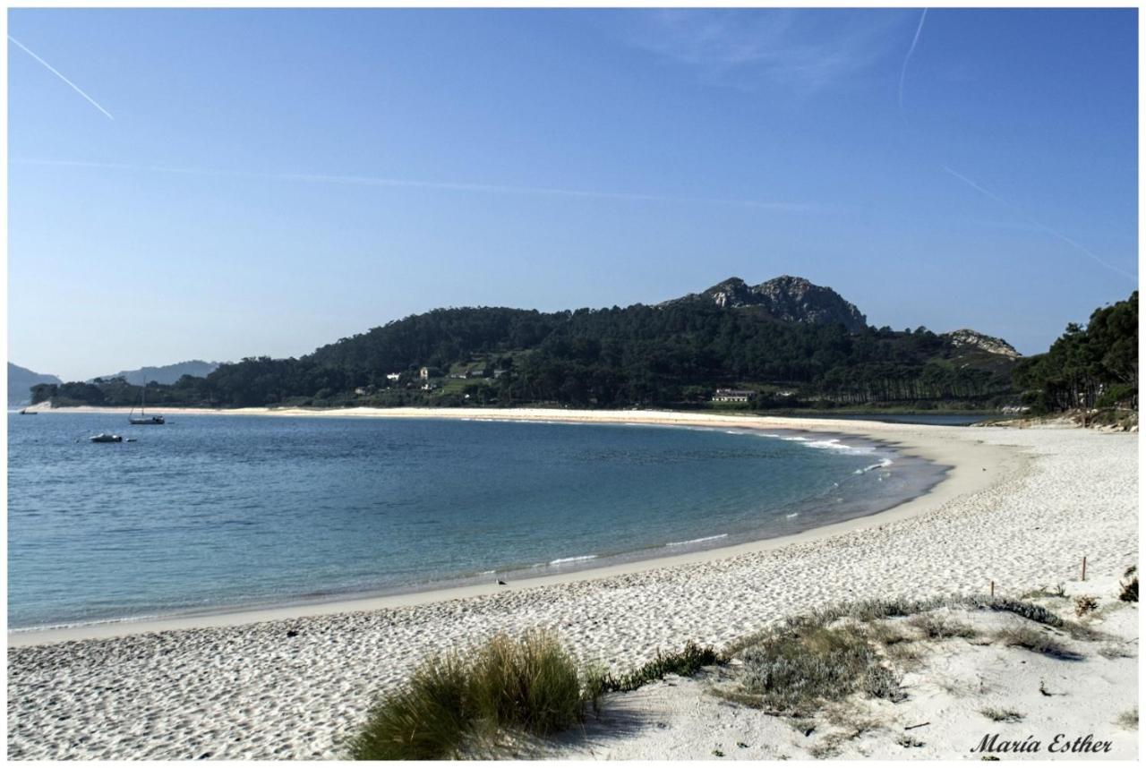 Casita Independiente Y Tres Apartamentos Con Piscina Ladeira Playa Baiona Exteriér fotografie