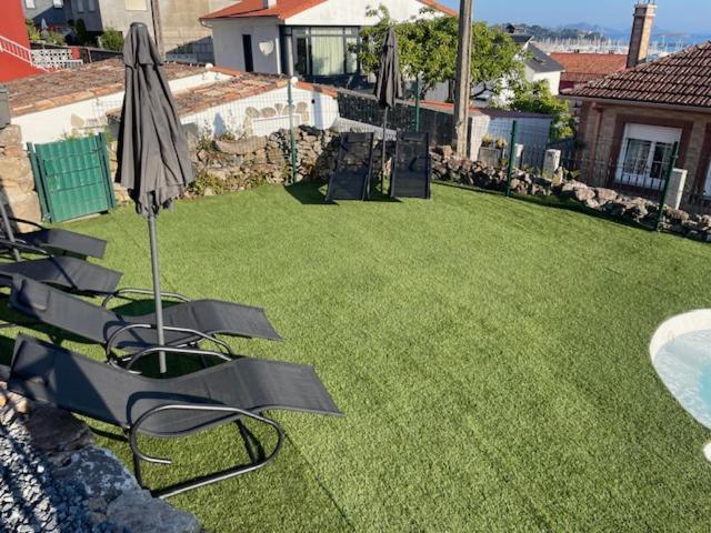 Casita Independiente Y Tres Apartamentos Con Piscina Ladeira Playa Baiona Exteriér fotografie